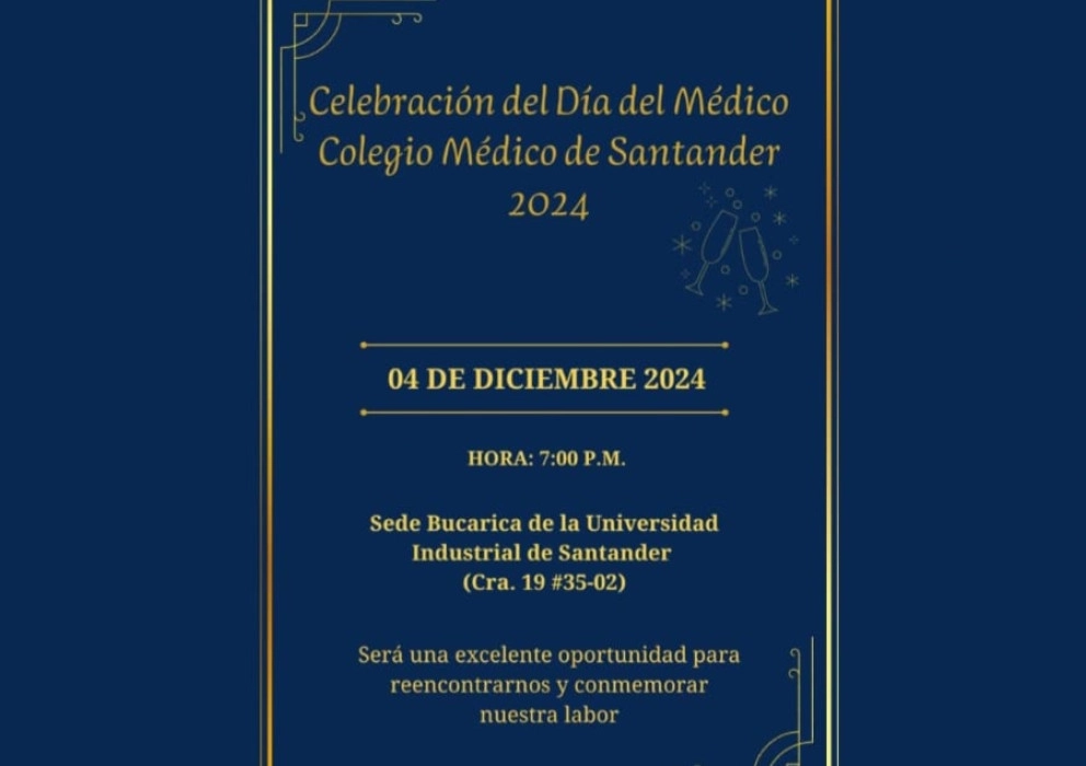 Miércoles 4 de diciembre 2024 - 7 pm: Conmemoración Día Panamericano del Médico